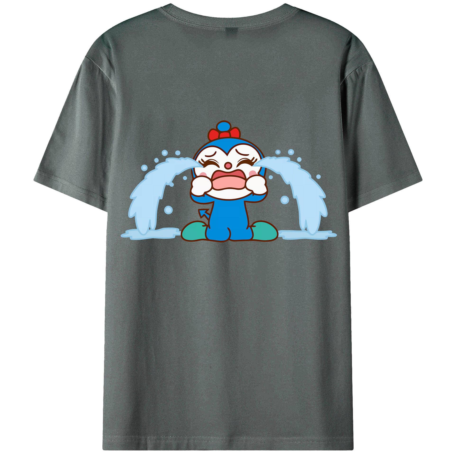 （画像用） アンパンマン Anpanman 綿100％ メンズ半袖Tシャツ（バックプリント） 通気性